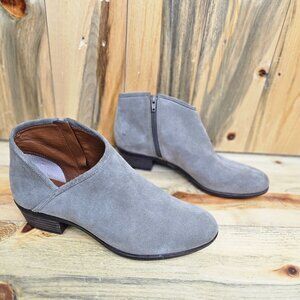 Lucky Brand Brekke Suede Bootie Greige Size 12